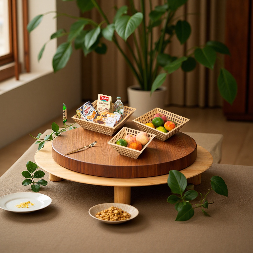 Wholesale of living room hollowed-out bamboo fruit storage baskets, household pastries, fruit plates, bread trays, handicrafts, decorations and gifts full figure