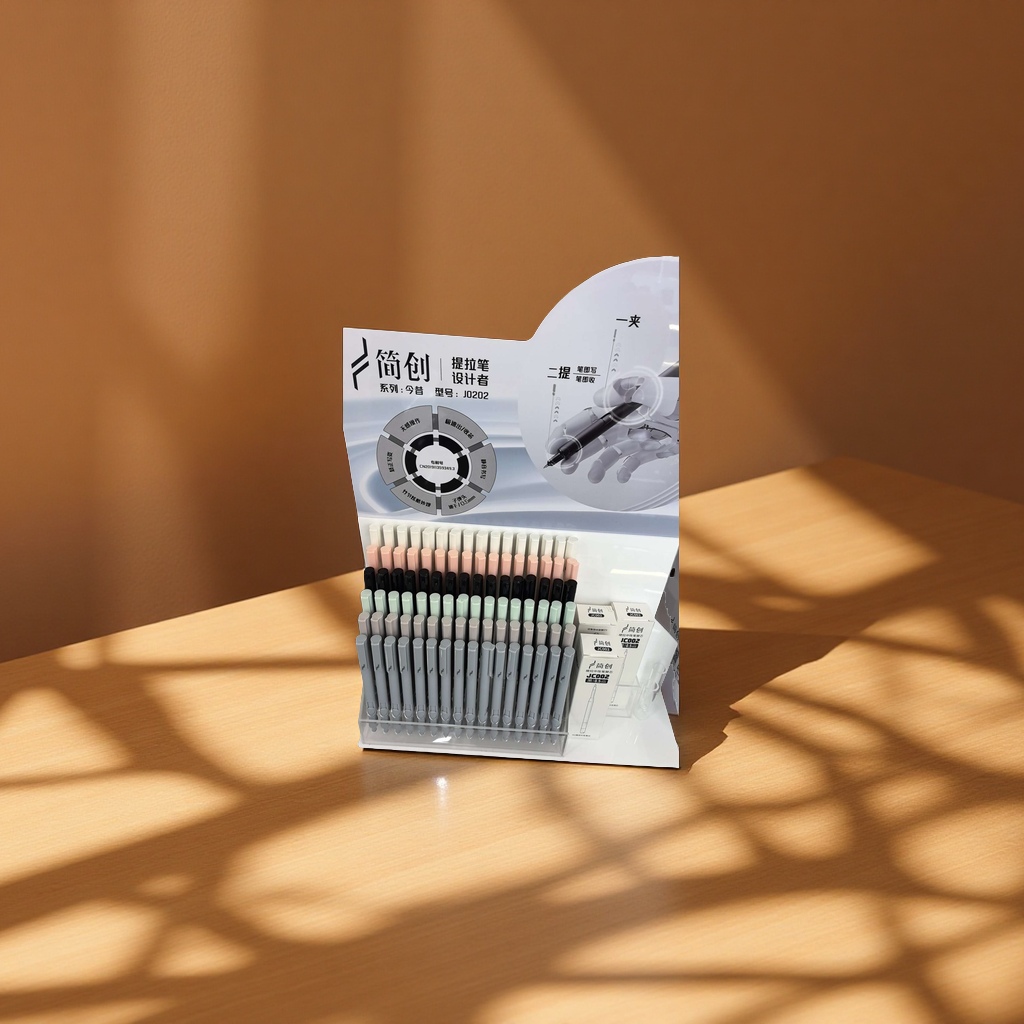 提拉及出，闪碰即收中性笔细节图