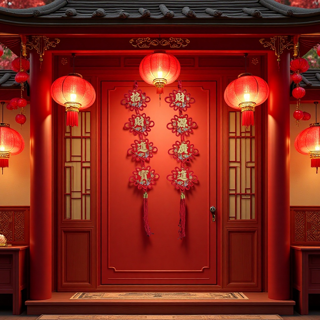 中国结四字对联长1.3米产品图