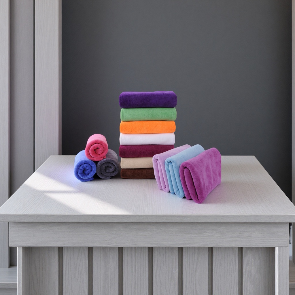 美容院理发店加厚吸水干发巾家政洗车LOGO批发毛巾面巾家纺用品