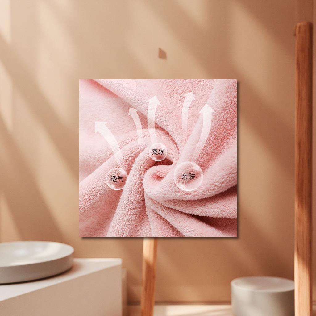 Jieliya Coral Fleece Bath Towel for Women, Large Water Absorption, Soft and quick-drying, couple men's wrap Towel, Adult towel Set 2025 New Style Specification image