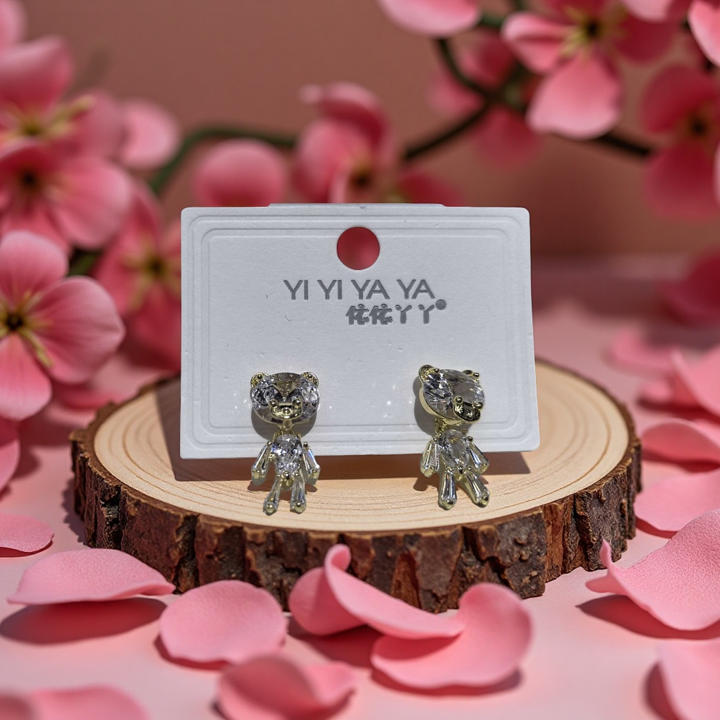 925银耳环可爱简约时尚气质甜美百搭女生耳饰品礼物赠品