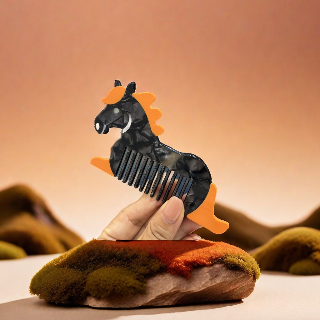 醋酸梳子柔顺防静电护理梳发梳美容梳便携款适用多发质