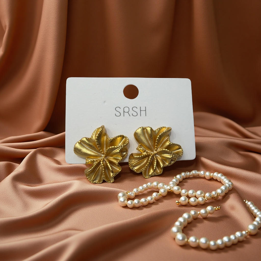 时尚小众金属风耳环简约个性潮流耳饰女气质百搭耳坠饰品