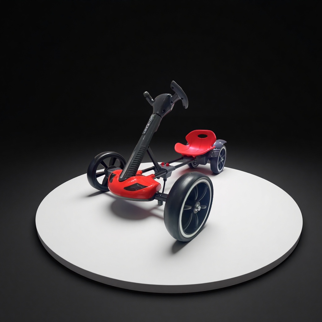 Children's go-karts, safe and durable pneumatic tires, are suitable for indoor and outdoor entertainment, family and parent-child toys details Picture