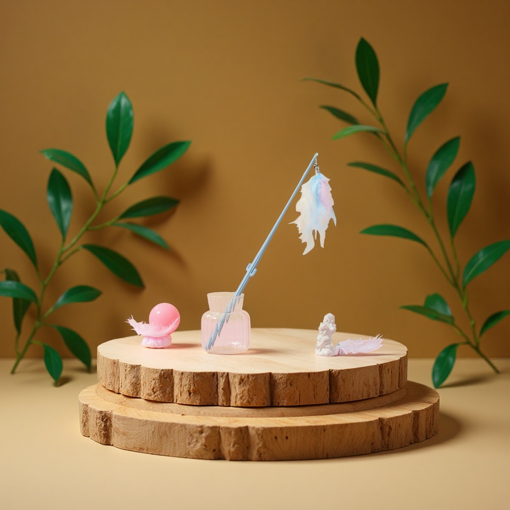 新款猫玩具逗猫棒耐用长杆羽毛逗猫神器宠物用品宠物猫咪娱乐用品