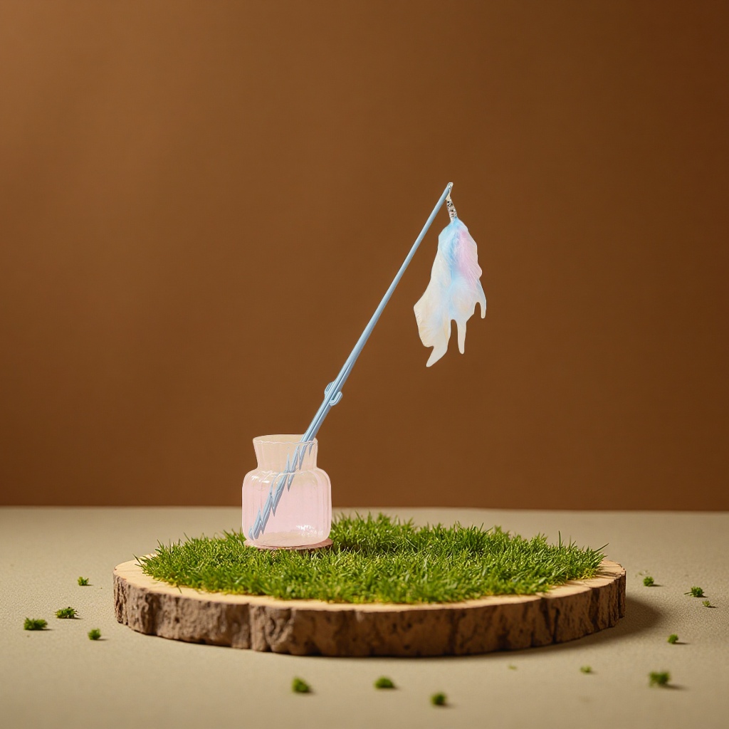 New cat toys, cat teaser sticks, durable long rods, feather cat teaser, pet supplies, pet cat entertainment products Item Picture