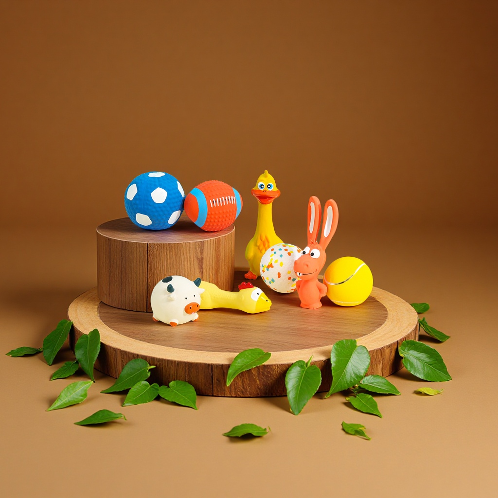 Pet latex toys, rugby balls, sound-making, biting pet dog toys wholesale, dolls, other styles details Picture