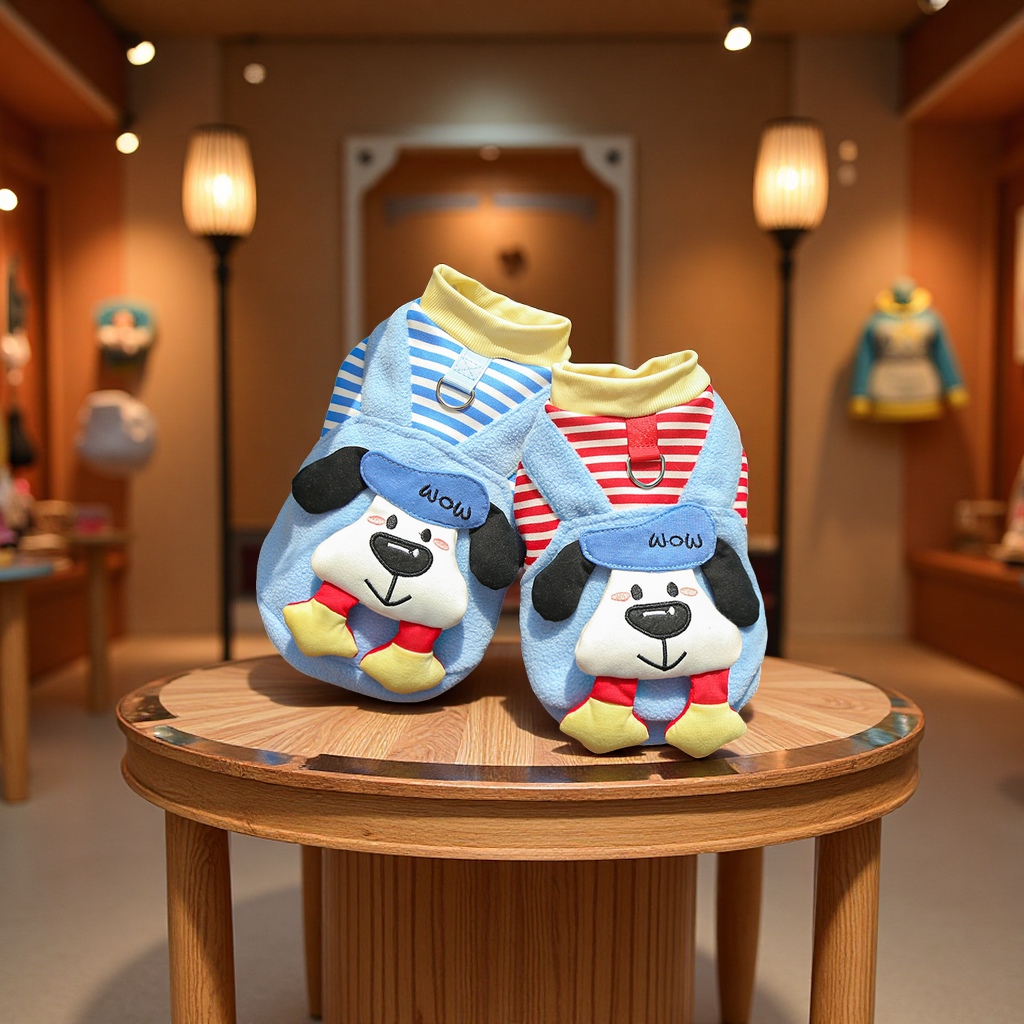 泰迪比熊金毛柯基秋冬宠物加绒可爱公仔猫咪衣服宠物服饰用品跨境发货