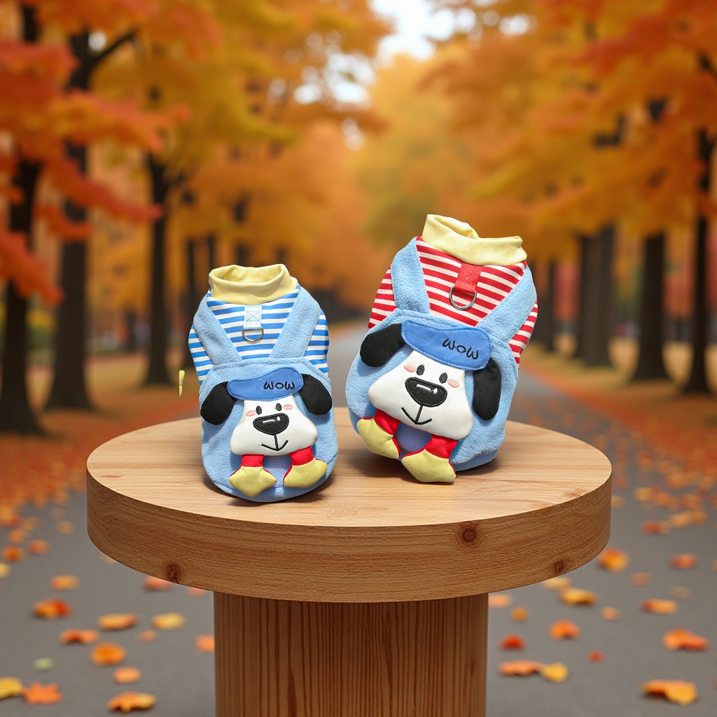 Teddy, bichon Frise, Golden Retriever, Corgi, autumn and winter pet plush cute dolls, cat clothes, pet clothing and supplies cross-border shipping Specification image