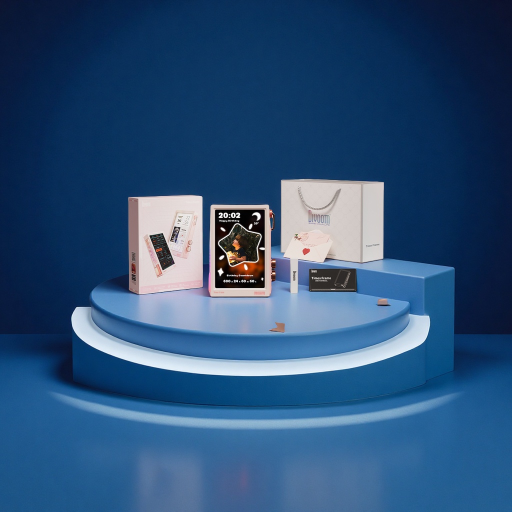 Divoom Time World Transparent Floating Electronic Photo Frame High-definition couple Digital Album Smart Projection Gift Application Scenario