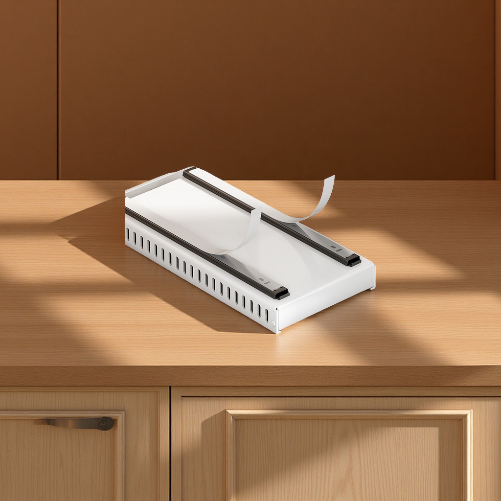 Multi-functional adjustable kitchen cookware storage rack, kitchen countertop dish rack, household pot lid storage rack, wholesale daily necessities, kitchen organizing supplies Application Scenario