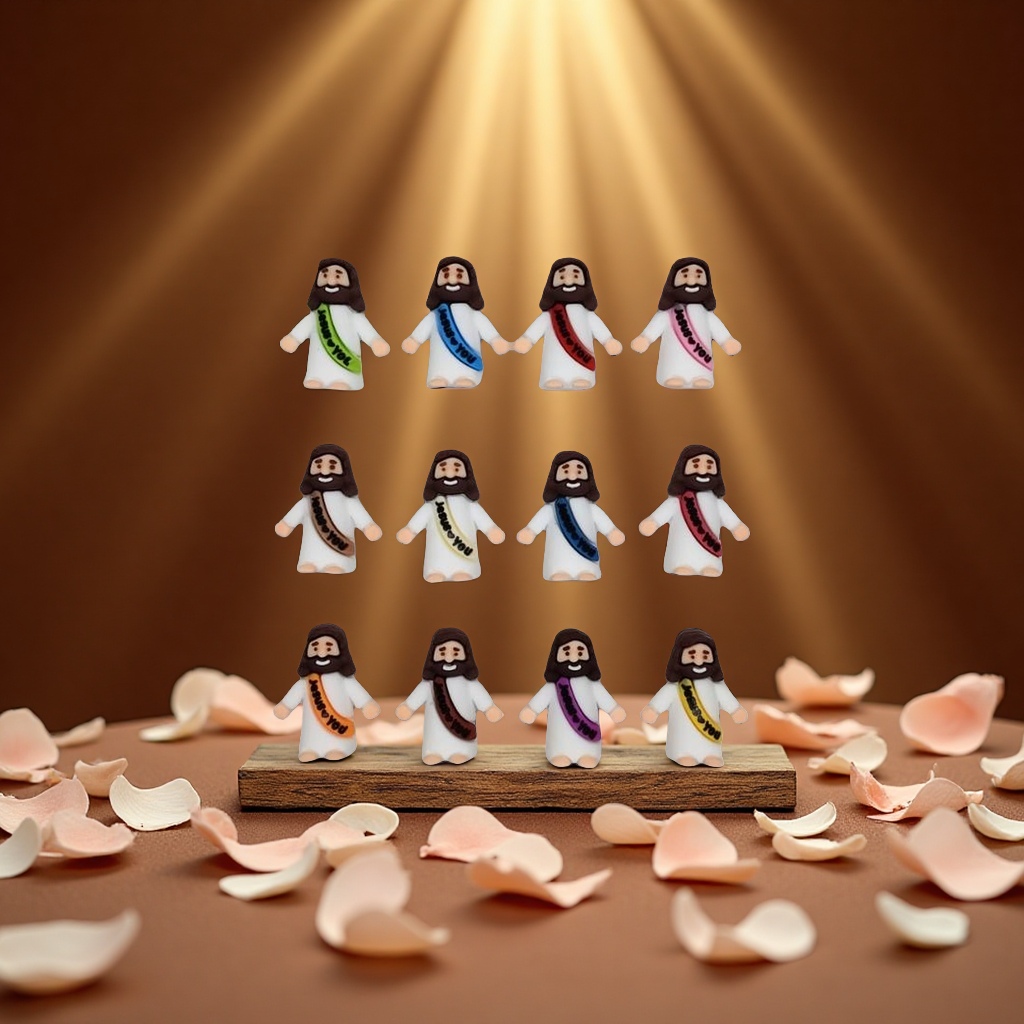 耶稣迷你小公仔细节图