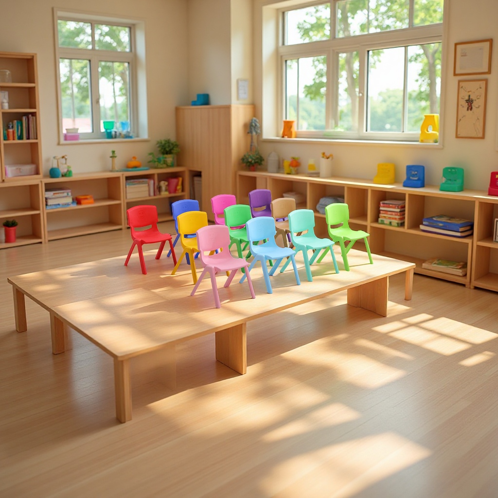 厂家批发幼儿园小椅子加厚塑料学生靠背椅儿童凳子家装儿童家具