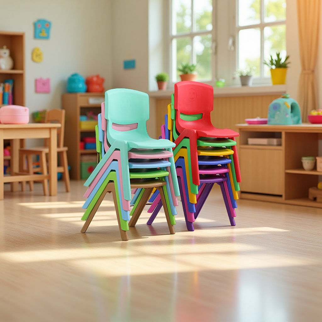 塑料/椅子/幼儿园小凳子/小椅子/卡通宝宝凳子细节图