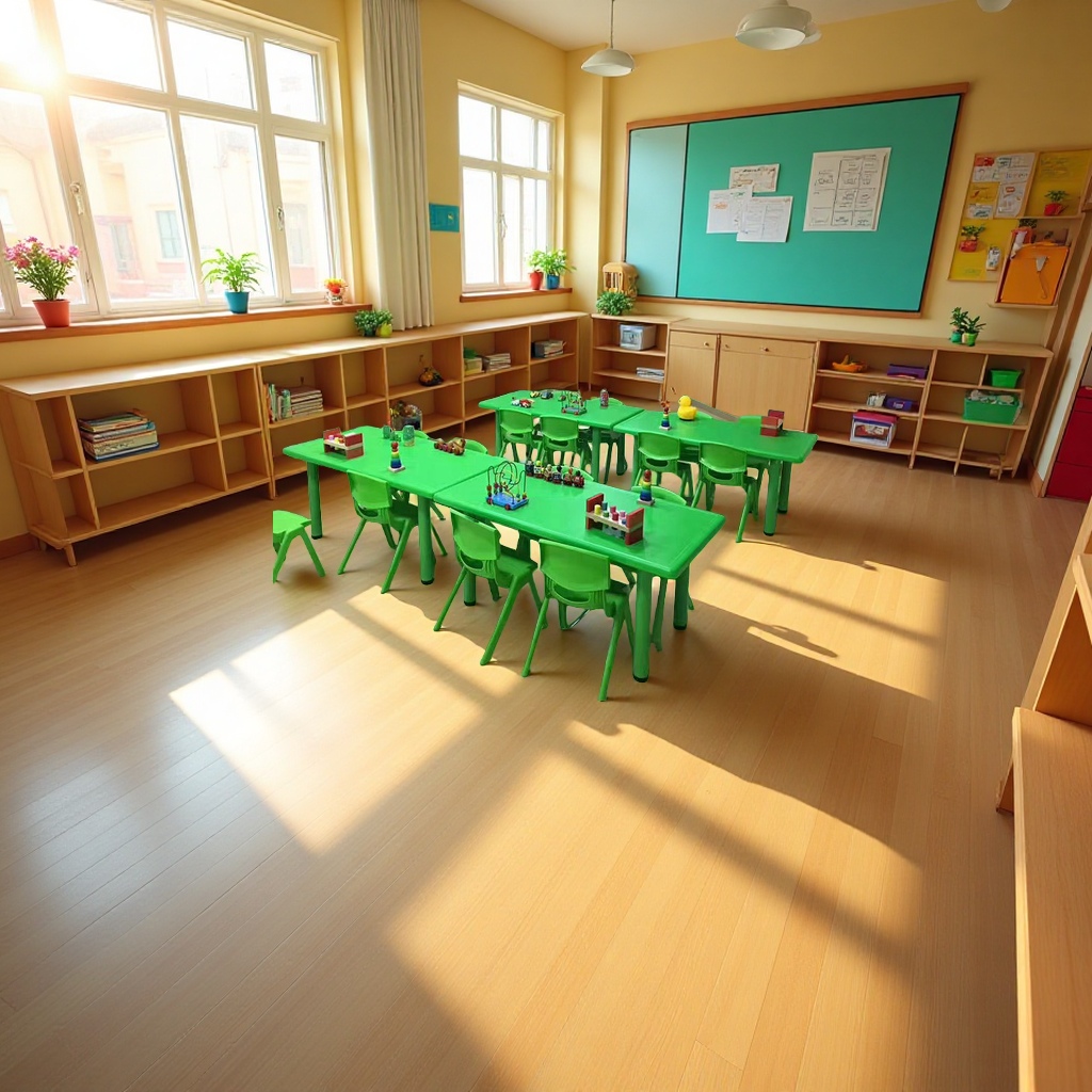 塑料桌椅实物图