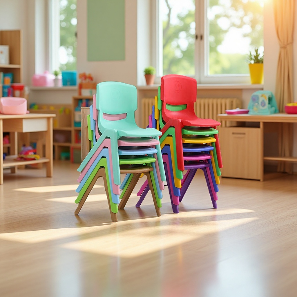 塑料/椅子/幼儿园小凳子/小椅子/卡通宝宝凳子白底实物图