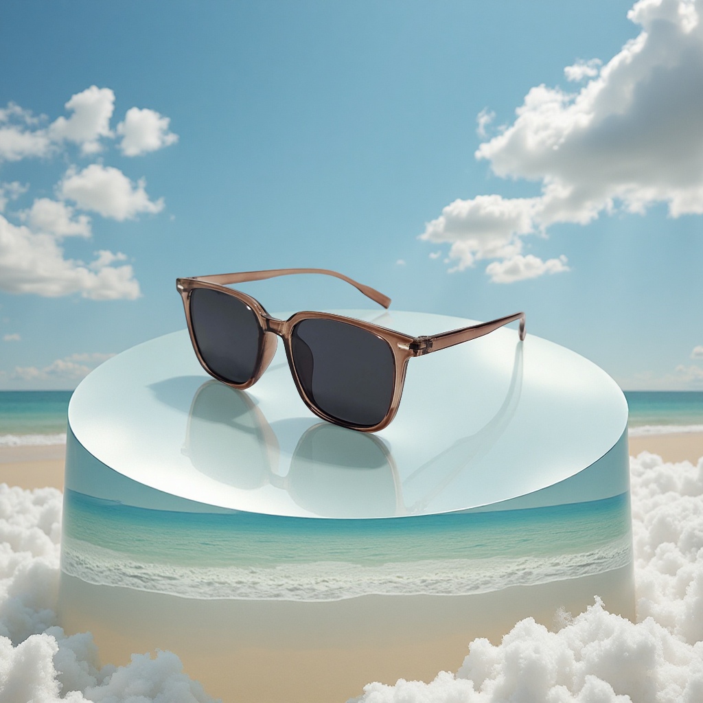 The new GM women's high-end polarized sunglasses with UV protection, men's driving sunglasses with high beam and sun protection, and clothing accessories Specification image