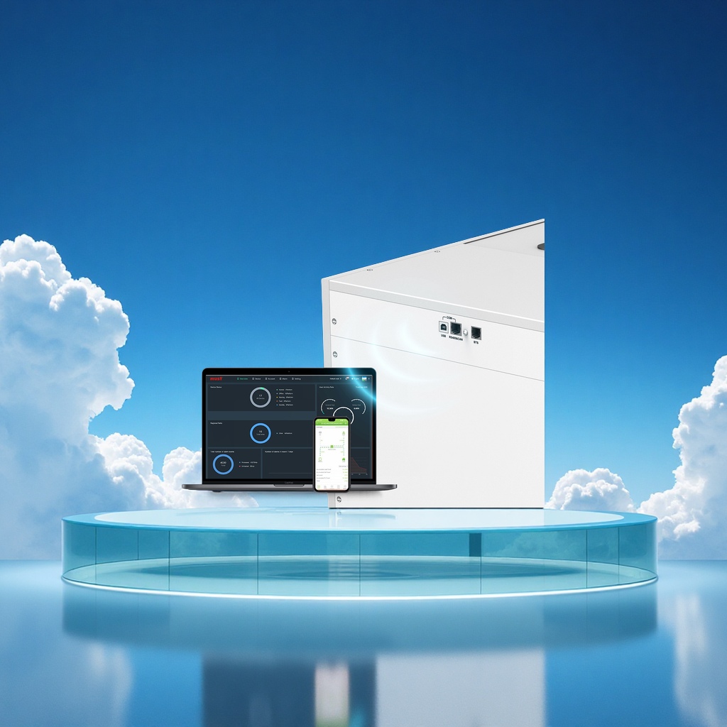 Three-phase off-grid and grid-connected inverter 12KW48V with built-in MPPT controller 180A photovoltaic energy storage integrated machine electrical and electronic inverter power supply details Picture