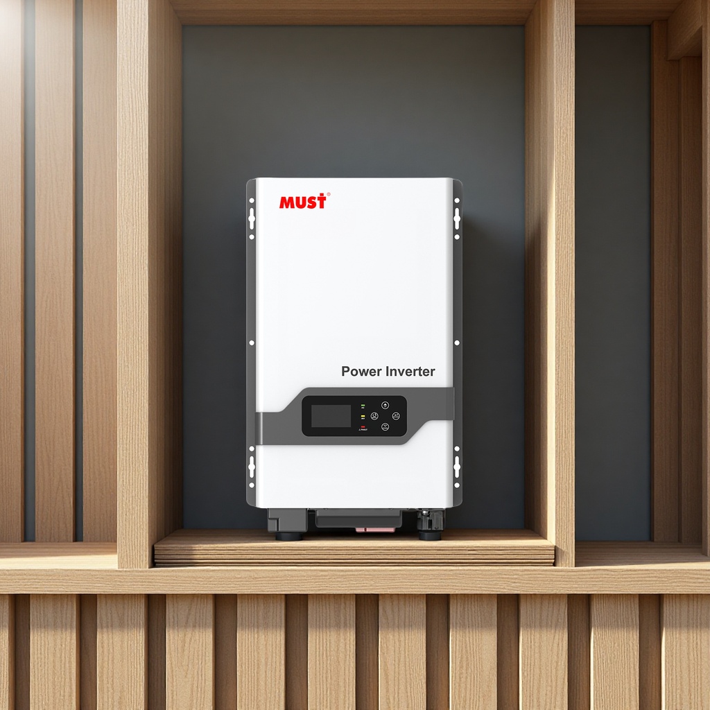 3KW工频逆变器一体机24V纯正弦波储能光伏逆变器内置MPPT家用电源
