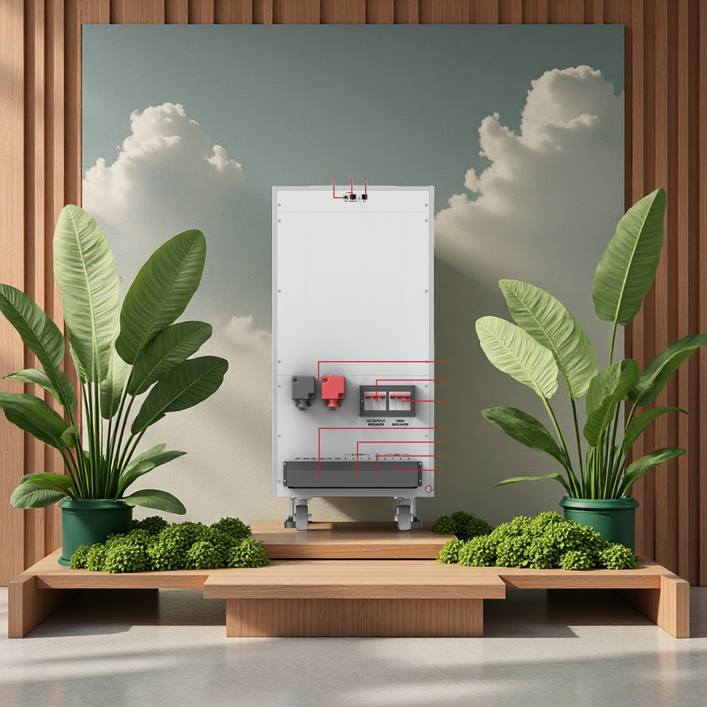 Three-phase off-grid and grid-connected inverter 12KW48V with built-in MPPT controller 180A photovoltaic energy storage integrated machine electrical and electronic inverter power supply Application Scenario