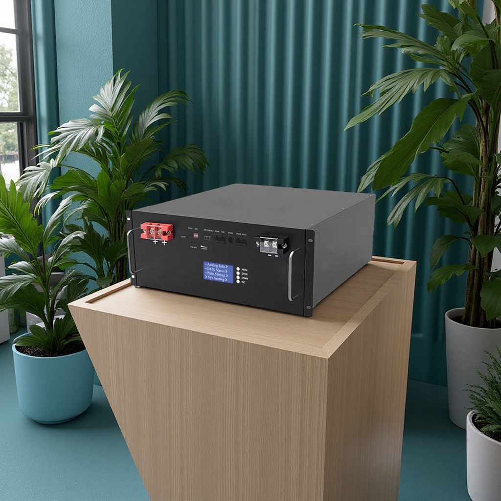 白色落地式光伏储能电池51.2V300Ah15kWh磷酸铁锂电池五金工具储能设备