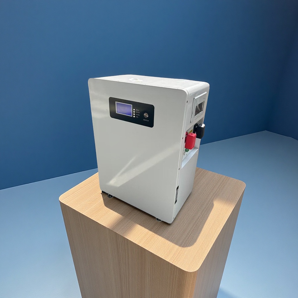 Cross-border foreign trade white floor-standing photovoltaic energy storage battery 25.6V300Ah lithium iron phosphate 7.5 KWH power supply equipment Item Picture