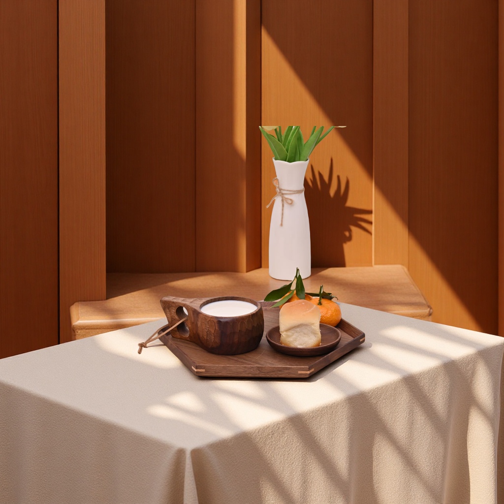 陶瓷盘子/筷子/高硼硅玻璃沙拉碗/中东勺子/餐具细节图