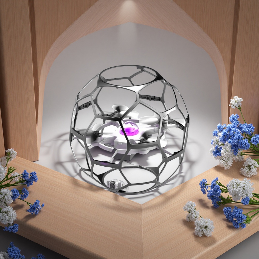 The multi-color 20*20*17.6cm camera-free remote-controlled aircraft can fly for 10 to 12 minutes and be remotely controlled for 70 to 100 meters Specification image