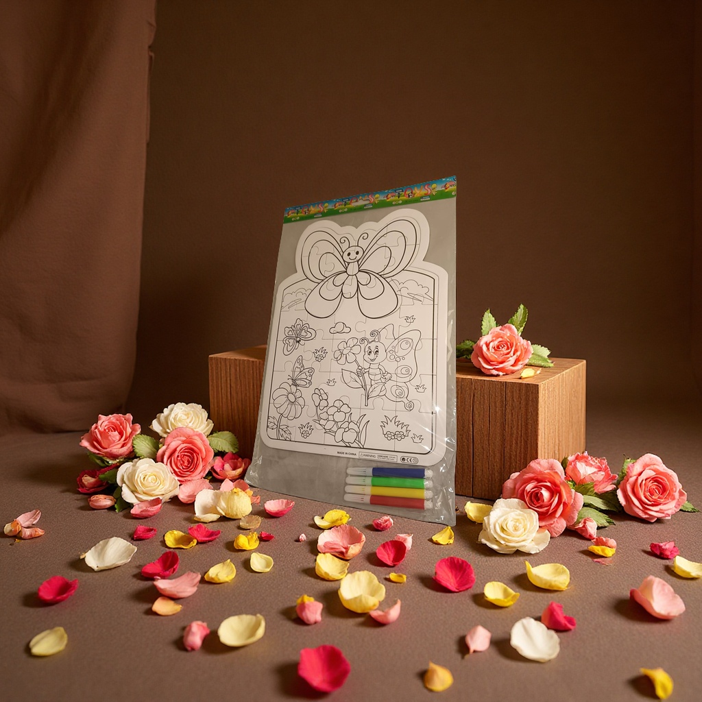 A creative, handcrafted and fun learning gift package integrating Doudou jigsaw puzzle children's educational toys and Doudou tangram assembly games Specification image