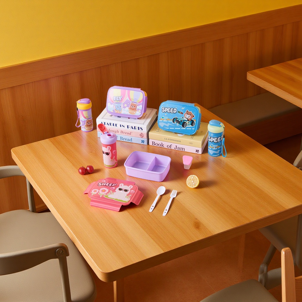 卡通保温袋午餐包手拎盒饭袋保暖便携学生饭盒包多功能可爱款