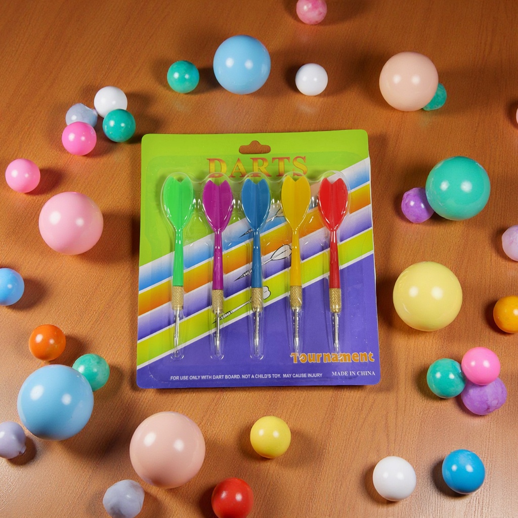 耐摔彩色飞镖针飞镖盘气球扎气球套装运动休闲飞镖靶硬飞标飞标套装