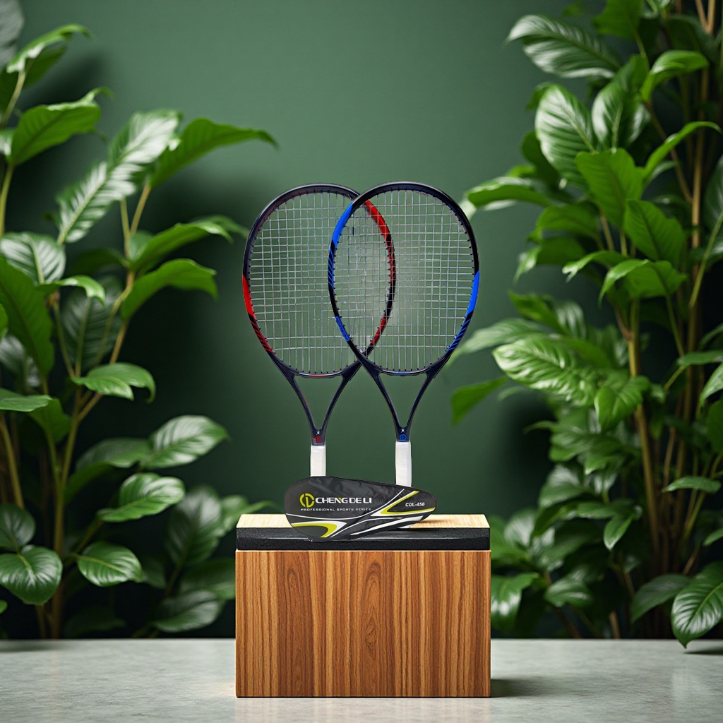 Adult sports training sets, tennis rackets, badminton rackets, high elasticity and durability, indoor and outdoor student outdoor badminton sports equipment
