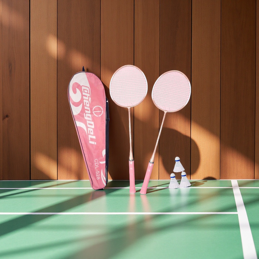 旗舰店正品超轻羽毛球拍铁合金分体训练套装成人运动户外羽毛球网球用品双拍组合