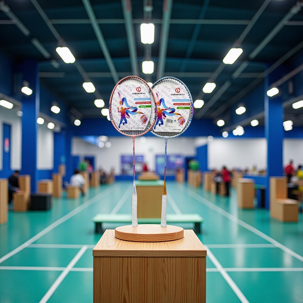 Durable ultra-light double racket sets factory wholesale adult, student, male and female professional training badminton and tennis sports equipment Specification image