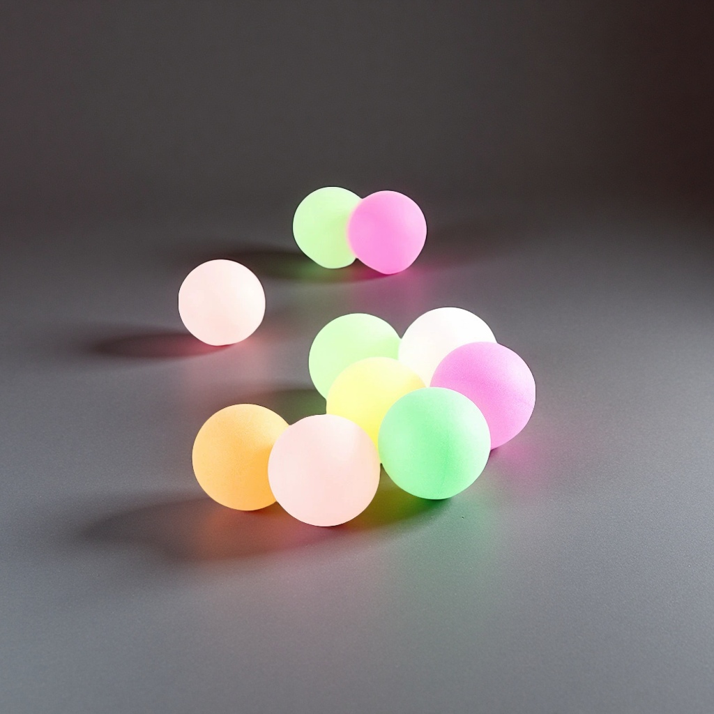 彩色抽奖乒乓球PP无缝阻燃40+厂家直销橡塑泡沫塑料运动用品