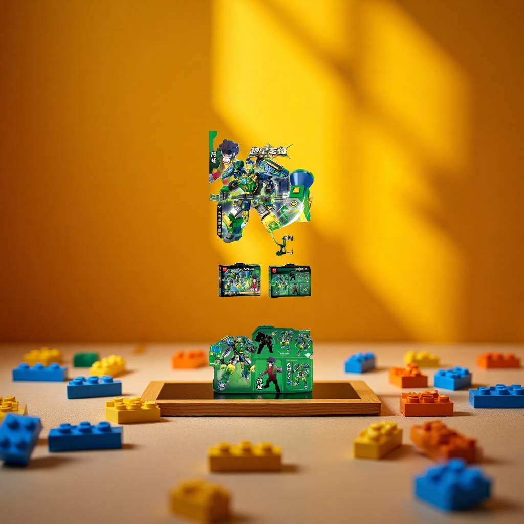 Soft building block children's building block table, Lego building block toys, children's playground facilities, oversized ornaments, safe, environmentally friendly, multi-functional and educational toys Item Picture