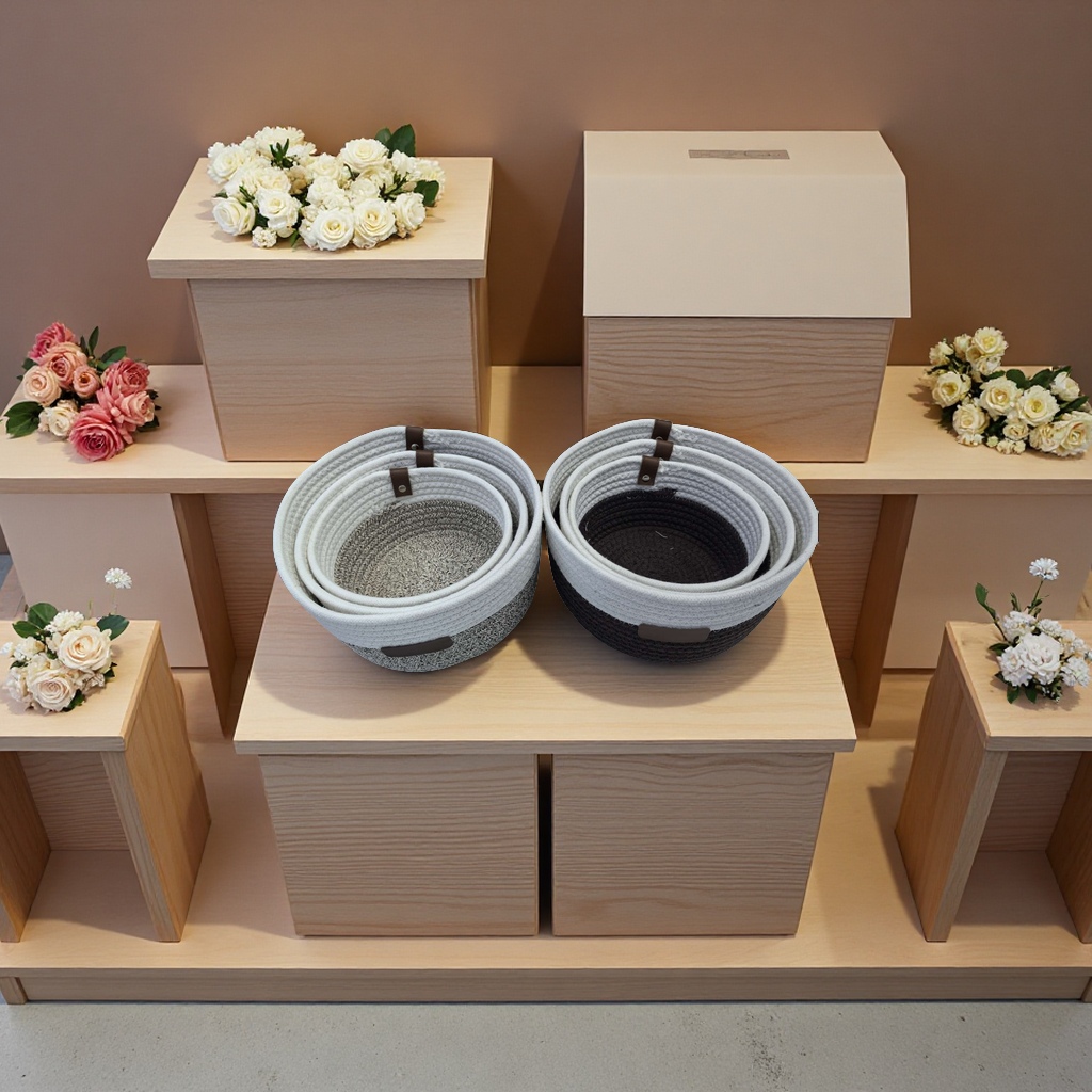 收纳凳、储物凳、收纳桌实物图