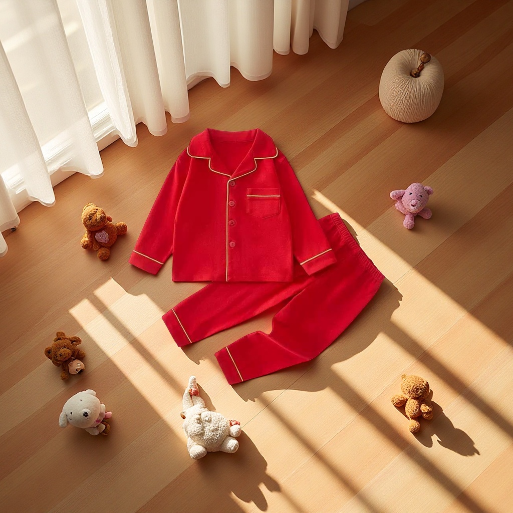 儿童睡衣宽松休闲保暖居家舒适秋冬款131539410