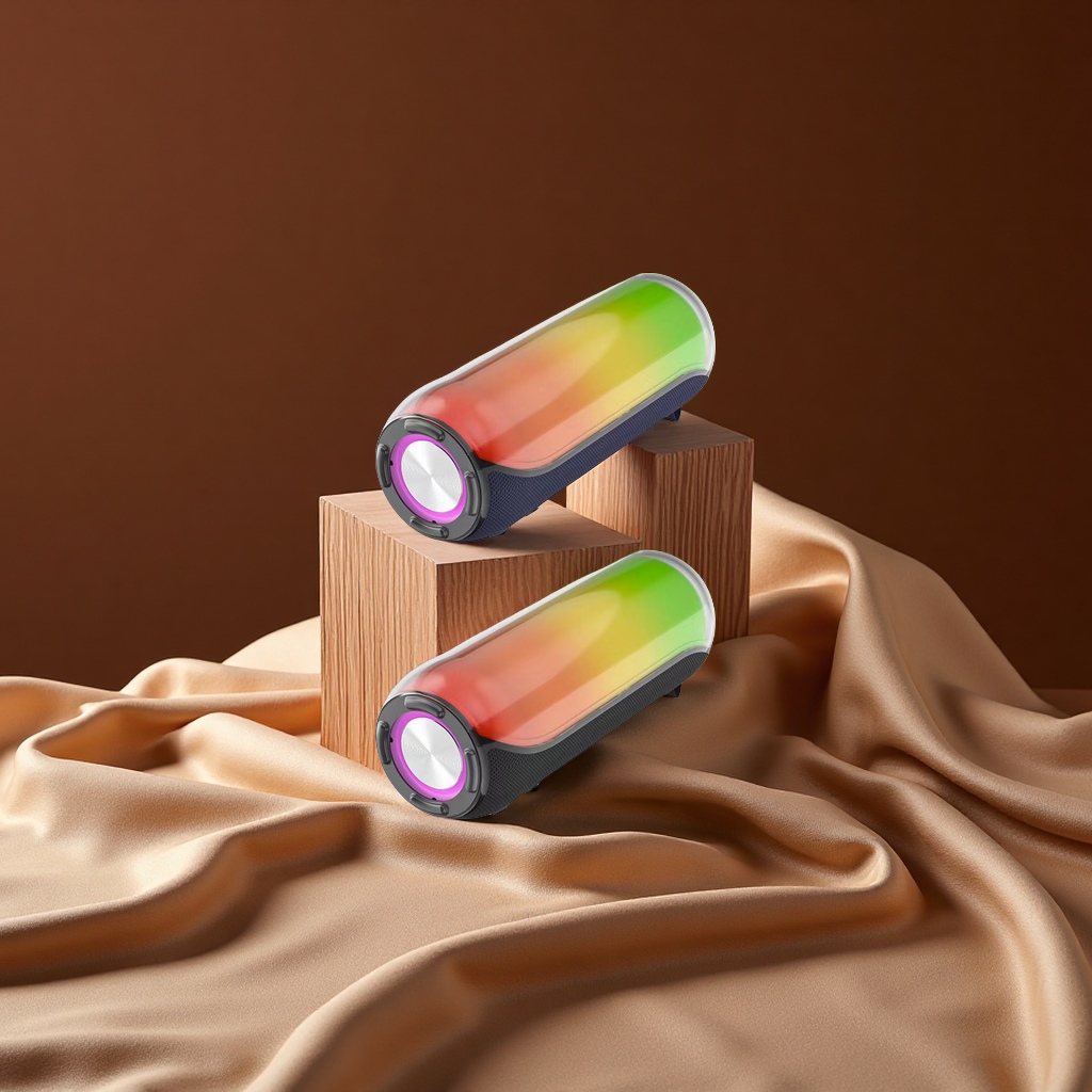 RGB colorful Bluetooth speaker, multi-color lighting, portable wireless speaker, waterproof outdoor music player, mini subwoofer, subwoofer band, remote control Specification image