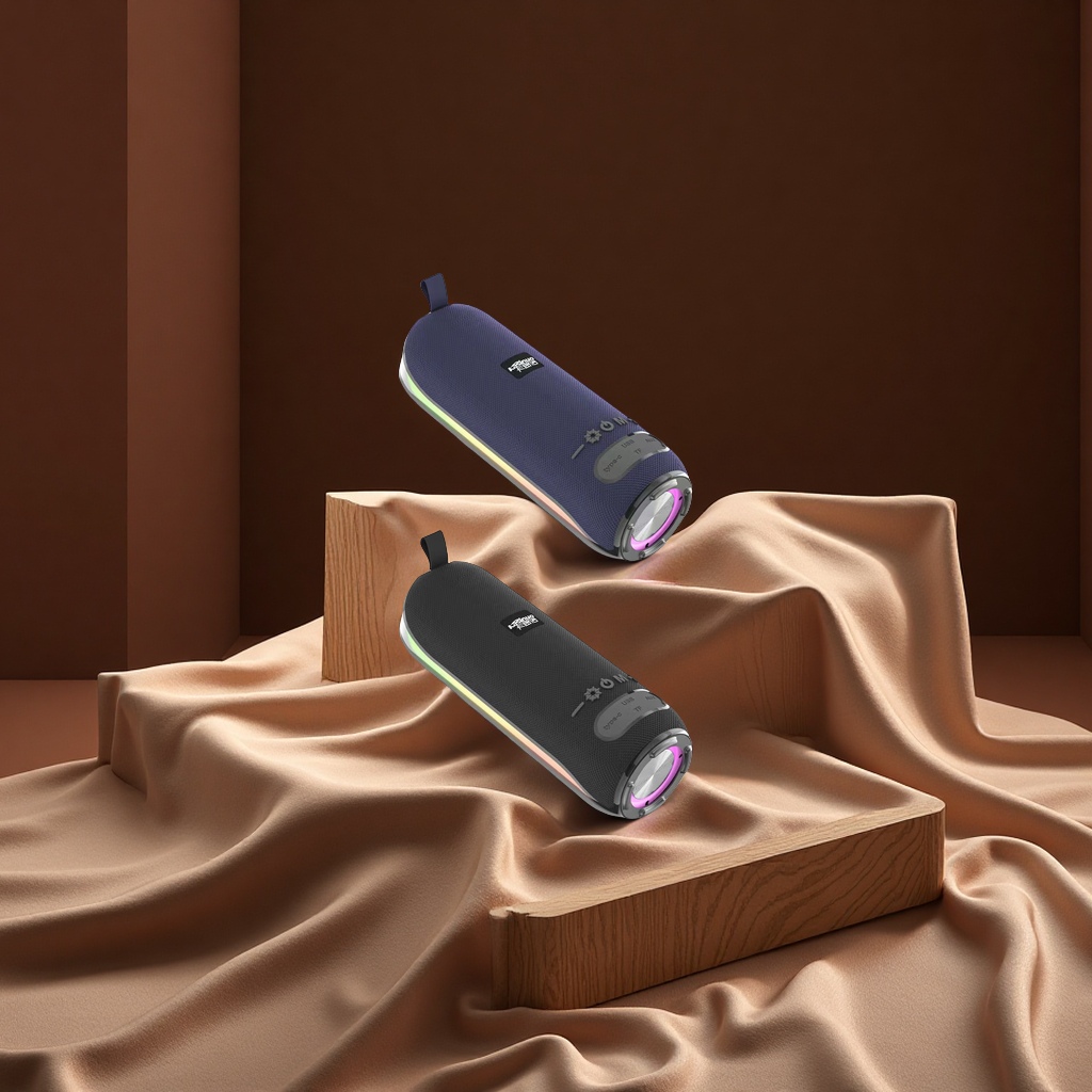 RGB colorful Bluetooth speaker, multi-color lighting, portable wireless speaker, waterproof outdoor music player, mini subwoofer, subwoofer band, remote control details Picture