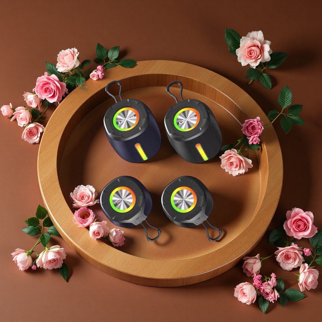 Waterproof fabric Bluetooth speaker, portable sweat-proof outdoor shockproof subwoofer, mini wireless speaker, suitable for travel and sports Specification image