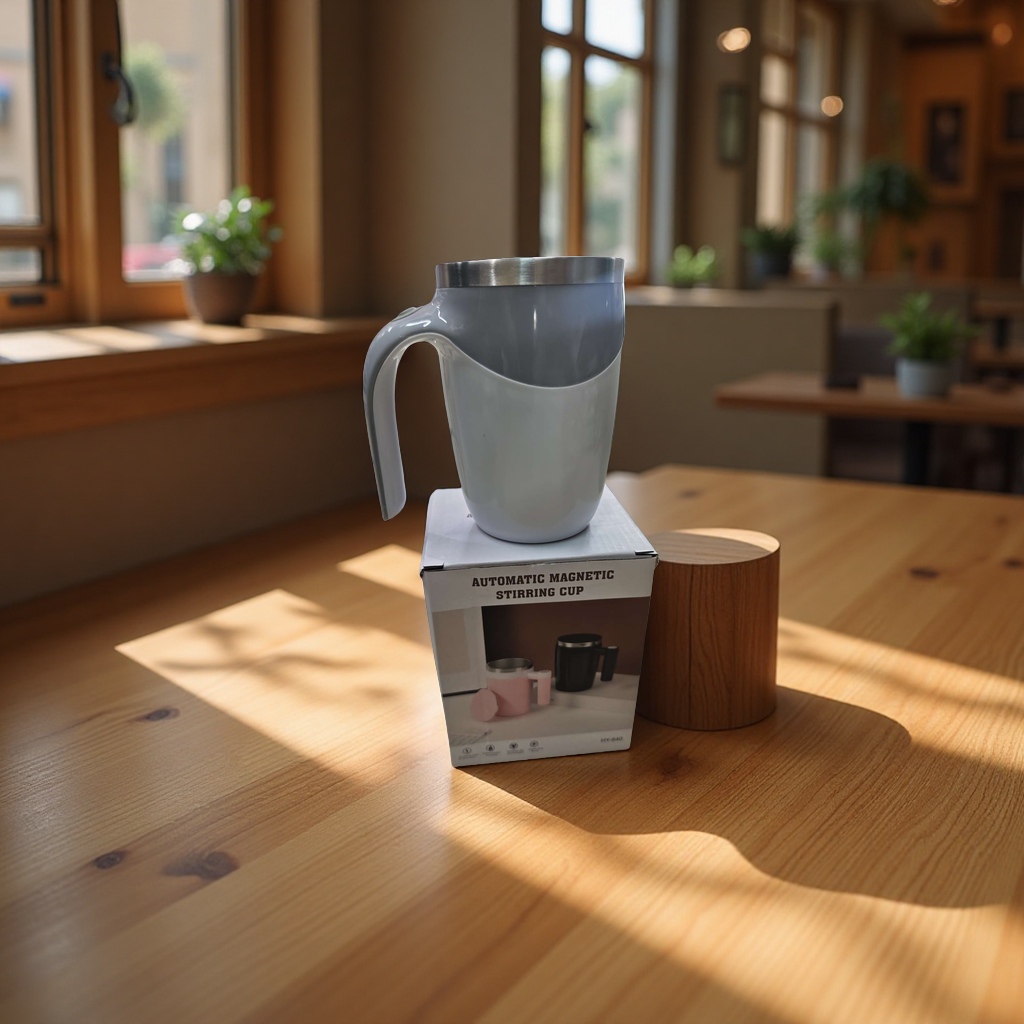 咖啡杯咖啡搅拌杯电池充电便携咖啡搅拌杯产品图