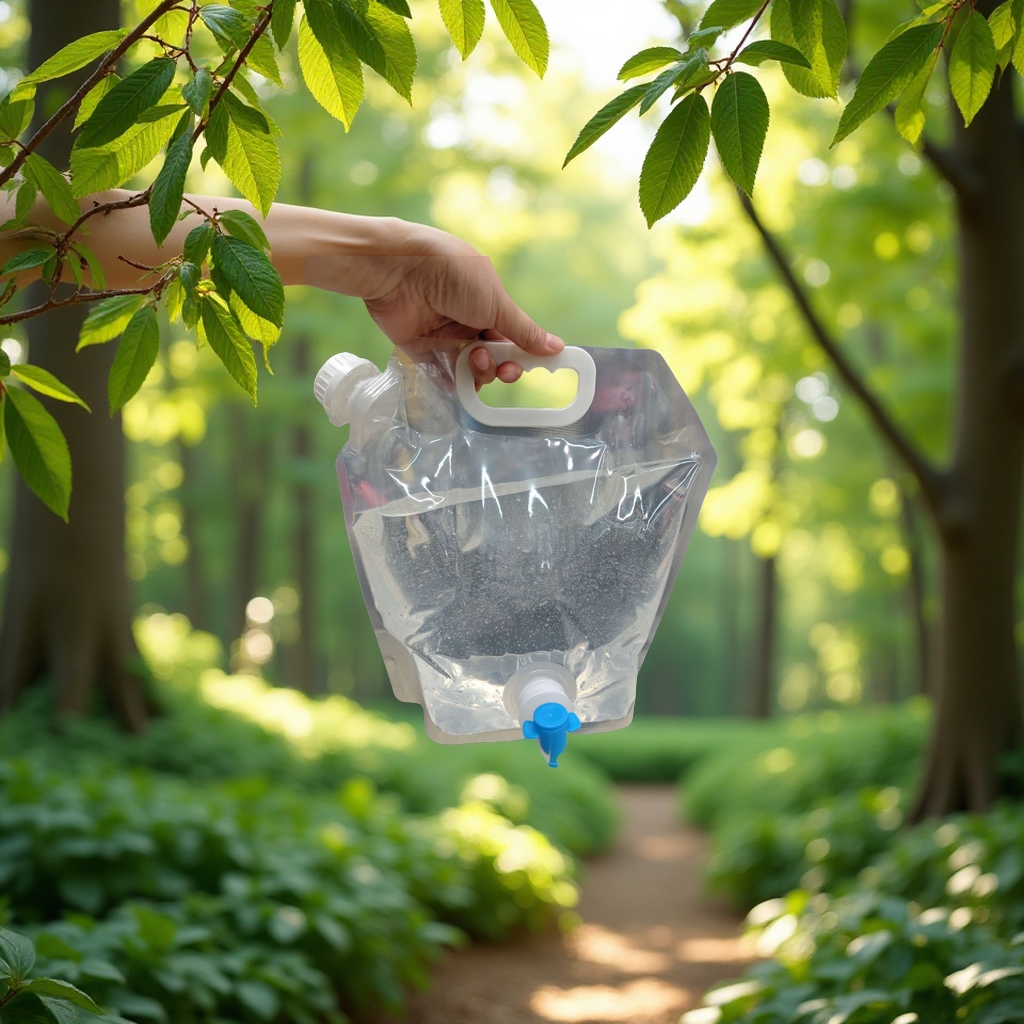 水袋折叠水袋便携水袋多功能折叠桶手提新奇特户外旅行野营储水袋