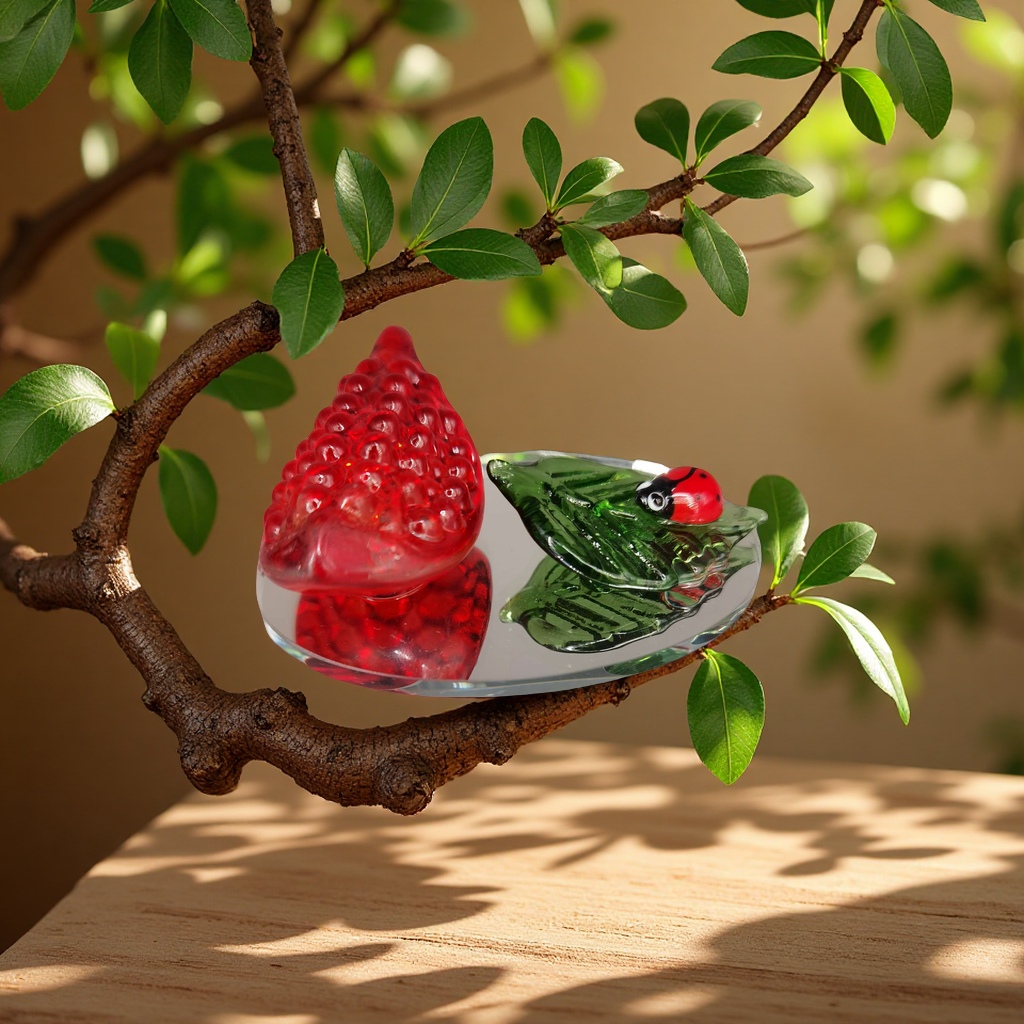 A cute and creative gift box of children's stationery set with ladybug pattern and garlic-scented lip balm details Picture