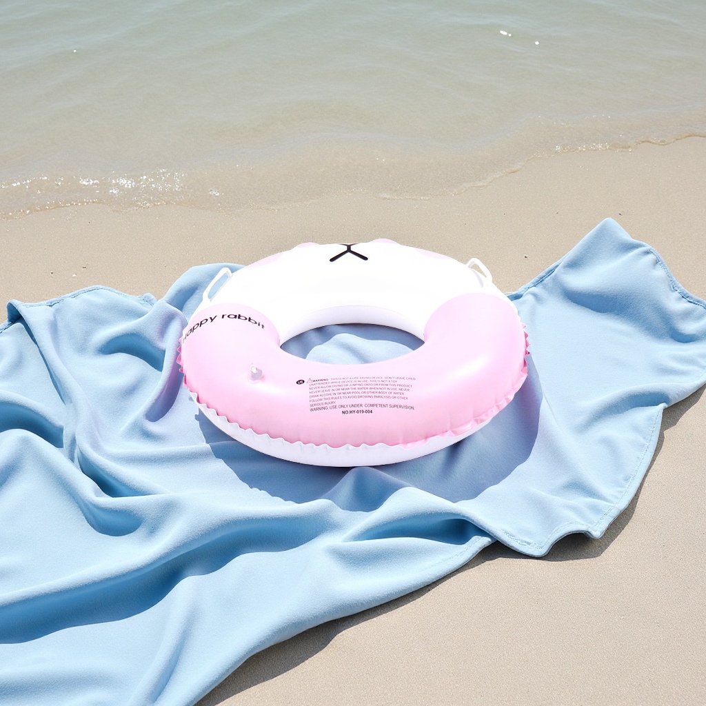 Koni Rabbit's best-selling thickened animal swimming ring, children's cartoon inflatable life buoy, cross-border PVC sports and outdoor swimming products Specification image