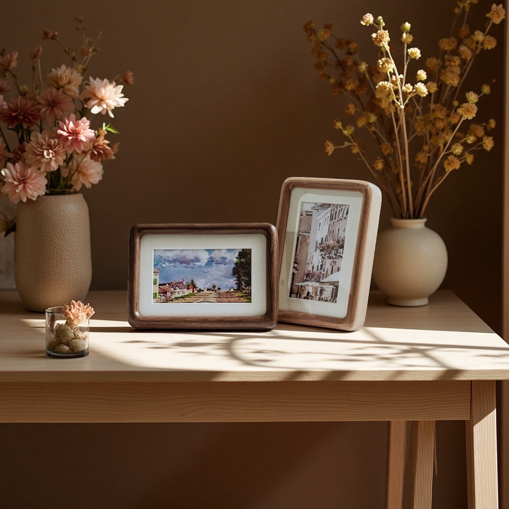 相框/相框摆台/A4塑料相框/金属相框/装饰画产品图