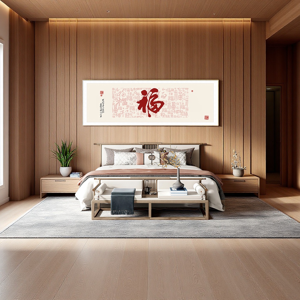 装饰画/客厅山水画/3d立体画/客厅画新中式/书画挂画产品图