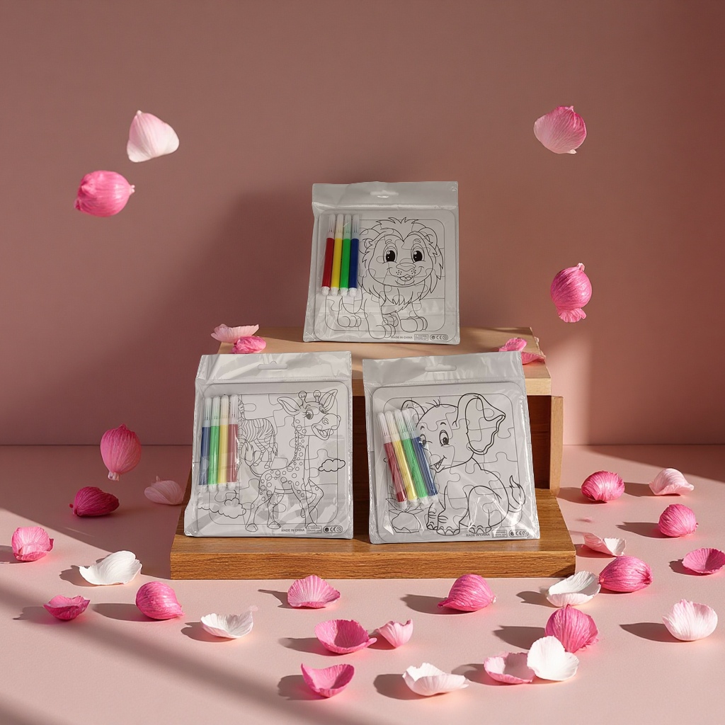 Creative handmade DIY jigsaw puzzle children's educational toys