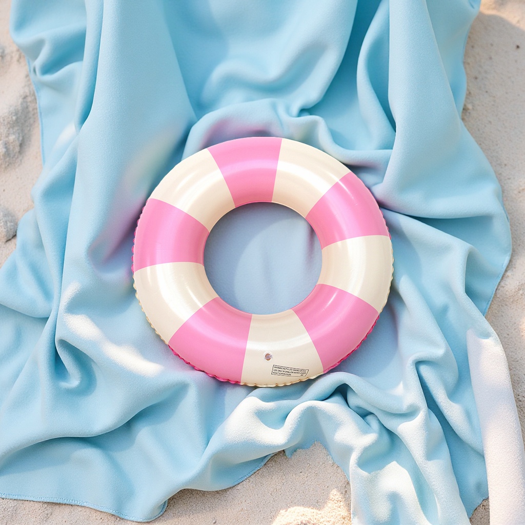 Factory wholesale thickened children's striped swimming rings, baby armpit float rings, popular inflatable swimming rings, sports and outdoor products Item Picture
